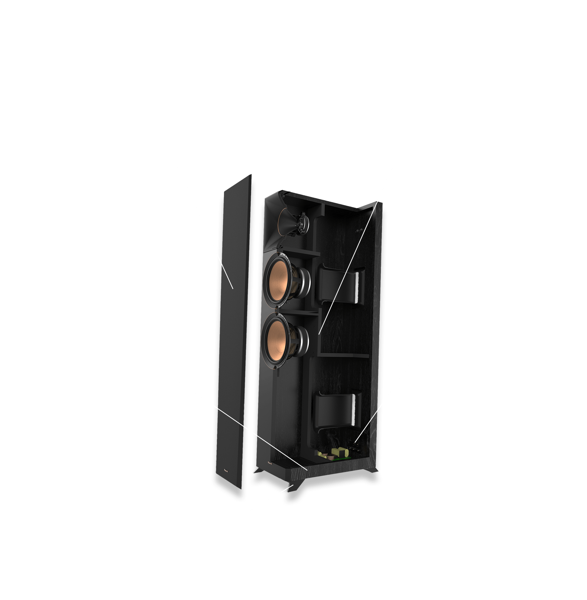 Reference Premiere II Floorstanding Speaker Feature Cutout New Look Amazing Sound